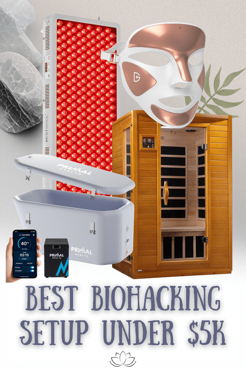 Budget In-Home Biohacking Spa under $5,000